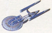Jpeg picture of Galoob's U.S.S. Excelsior Micromachine.