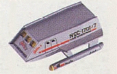 Jpeg picture of Galoob's U.S.S. Galileo Micromachine.