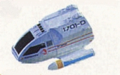 Jpeg picture of Galoob's Shuttlecarft (of 1701-D) Micromachine.