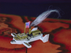 Jpeg picture of Game Tech's USS Eagle miniature.