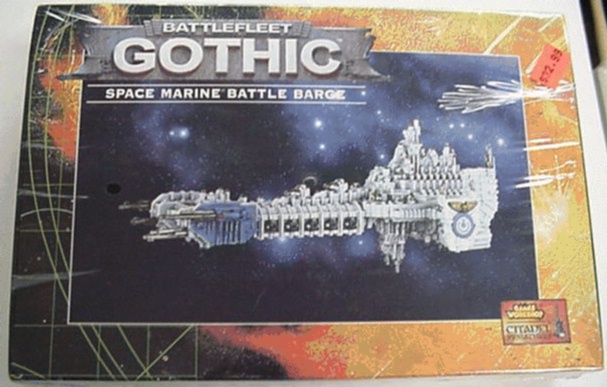 Jpeg picture of Space Marine Battle Barge by GW.