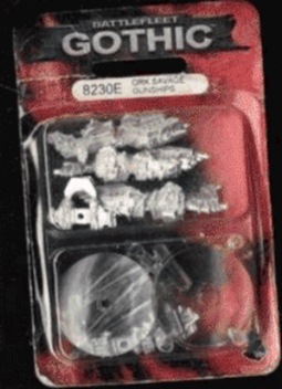 Jpeg picture of Ork Savage, in blister package, by GW.