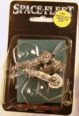 Jpeg picture of Games Workshop's Space Fleet Constellation miniature in blister package.