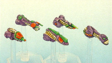 Jpeg picture of Games Workshop's Space Fleet Drone miniature.