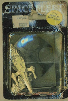 Jpeg picture of Games Workshop's Space Fleet Ironclad miniature in blister package.