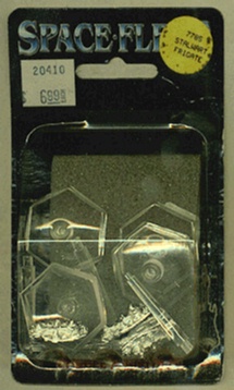 Jpeg picture of Games Workshop's Space Fleet Stalwart miniature in blister package.
