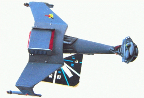 Anohter jpeg picture of Gamescience's Klingon C-8 miniature.