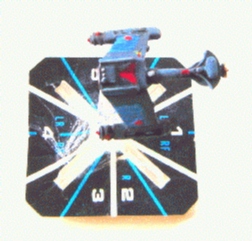 Anohter jpeg picture of Gamescience's Klingon F-5 miniature.