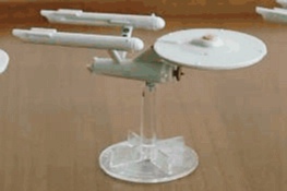 Another jpeg picture of Gamescience's Federation Heavy Cruiser miniature.
