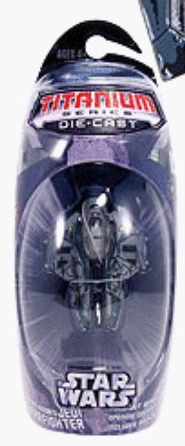jpeg picture of Blue Obi Wan's Jedi Starfighter in package.