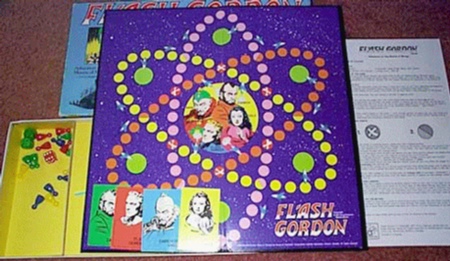 Jpeg picture of Flash Gordon game board by House of Games game.