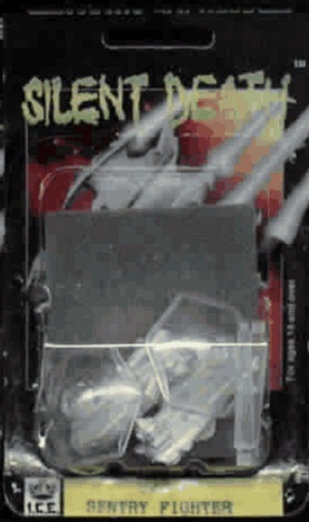 Jpeg picture of RAFM's Silent Death Sentry miniature in blister package.