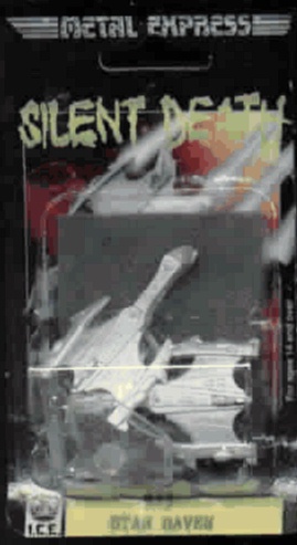 Jpeg image of Star Raven miniature in blister package.