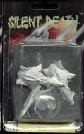 Jpeg picture of RAFM Silent Death Night Brood Lamprey miniature in blister package.