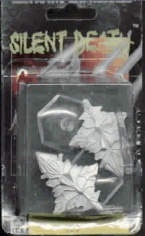 Jpeg picture of RAFM's Silent Death Death Manta miniature in blister package.