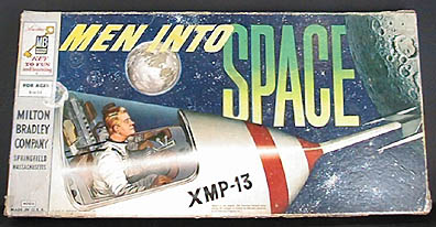 Jpeg picture of Men Into Space box by Milton Bradley.