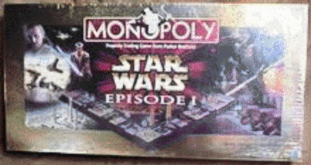 Jpeg picture of Star Wars: Episode I Monopoly Limited Edition by Parker Brothers game box.