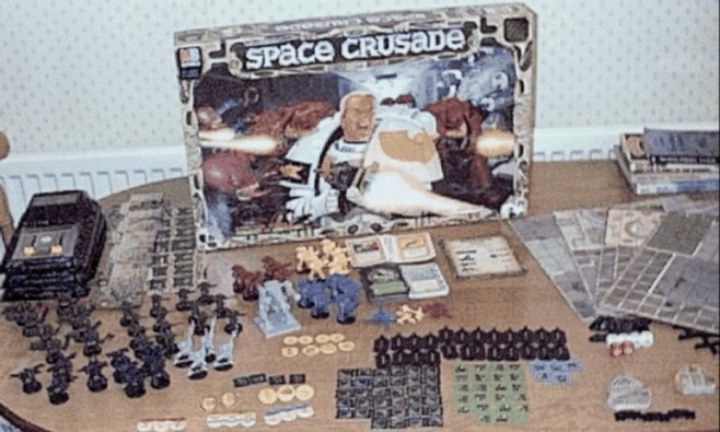 Jpeg of the Space Crusade box and contents.