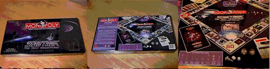 Jpeg picture of Star Trek Monopoly by Milton Bradley game.