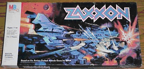 Jpeg picture of Zaxxon (box) by Milton Bradley.