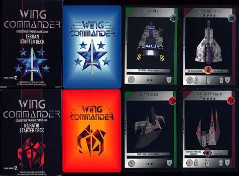 Jpeg picture of Mag Force 7's Wing Commander cards.