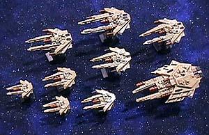 Another jpeg picture of Pendraken's Altaran Fleet miniatures.