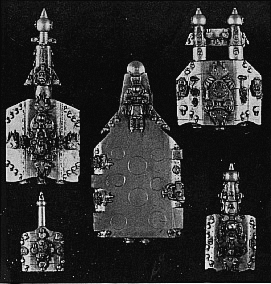 Jpeg picture Starfleet Wars Avarian Avarian Fleet miniatures.