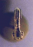 Jpeg picture Starfleet Wars Carnivoran Entomolian Captive Towed  Tactical Missle miniature.