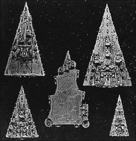 Jpeg picture Starfleet Wars Terrian Terrian Fleet miniatures.