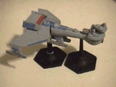 Jpeg picture of Task Force Games' 2200 Klingon B10V miniature.