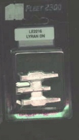 Jpeg picture of Task Force Games' 2200 Lyran DN miniature in blister package.