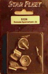 Jpeg picture of Task Force Games' Elite Romulan Sparrowhawk miniature.