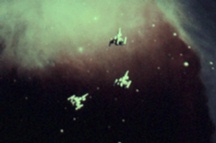 Jpeg picture of Valiant's Federation Fighter Spacecraft miniautre.