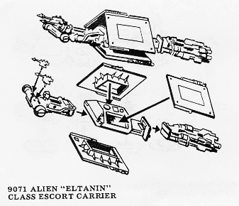 Jpeg picture of Valiant's Alien Eltanin Class Escort Carrier.