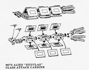 Jpeg picture of Valiant's Alien Regulas Class Attack Carrier.