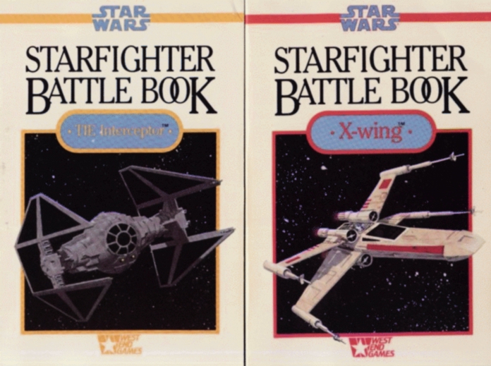 Jpeg picture of Star Wars Starfighter Battle Book by West End Games.