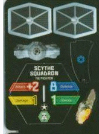 Jpeg picture of WizKids' Star Wars Scythe Squadron miniature, unpunched.